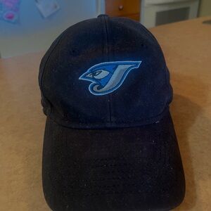 Old SCHOOL Blue Jays Black Cap